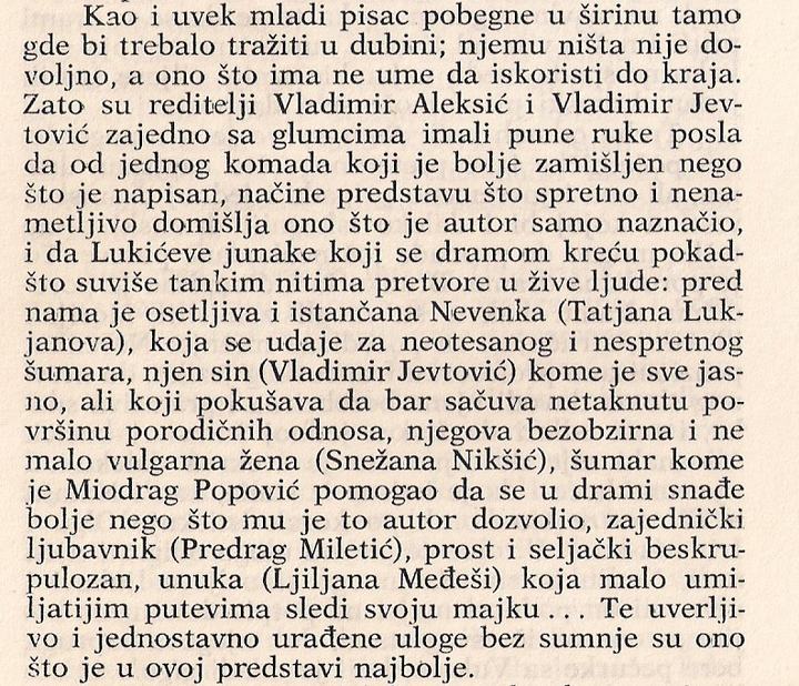 Kritika Šumovanja